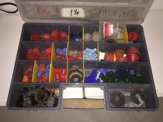Parts Case Containing Plastic Plumbing Parts.