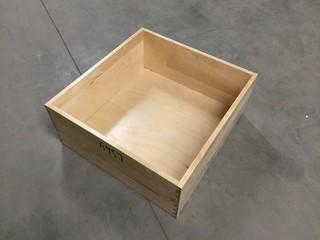 Wood Drawer, Approximately 22"x 21.5"x  9.25".
