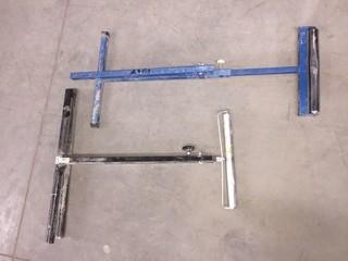 Lot of (2) Roller Stands.