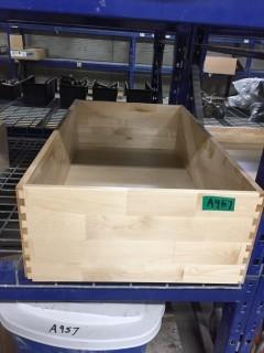 Wood Drawer, 950mm x 540mm x 255mm.
