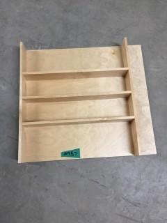 Wood Utensil Insert, 470mm x 430mm.