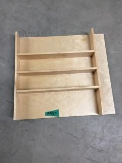 Wood Utensil Insert, 470mm x 430mm.