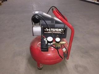 Husky 6 Gallon Oil Free Compressor.
