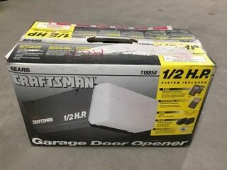 Craftsman 1/2hp Garage Door Opener.