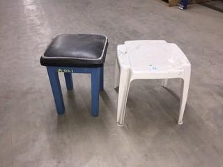 Lot of (2) Stools.