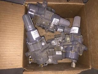 Lot of (6) Fisher Pressure Regulators.