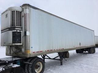 1993 Great Dane 53' T/A Van Trailer c/w Air Ride Susp., Thermo King Reefer. S/N 1GRAA9624PW061301.