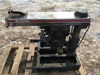 Craftsman 12" Radial Arm Saw.
