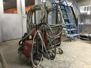 Lincoln Electric Idealarc CV305 Mig Welder c/w LF-72 Wire Feeder, 3 Phase.