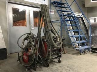 Lincoln Electric Idealarc CV305 Mig Welder c/w LF-72 Wire Feeder, 3 Phase.
