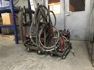 Lincoln Electric Idealarc CV305 Mig Welder c/w LF-72 Wire Feeder, 3 Phase.