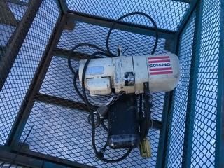 Coffing 1/2 Ton Electric Hoist, 60 HZ, 1/2 HP.