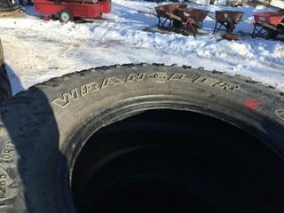 (4) Goodyear Wrangler Duratrac LT285/70R17 Tires.