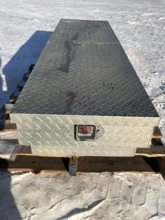 Delta Two Door Aluminum Truck Tool Box.