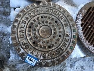 Metal Storm Sewer Covers.