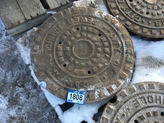 Metal Storm Sewer Covers.