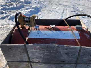 Metal Slip Tank c/w 13 GPM, 12 Volt DC Pump.