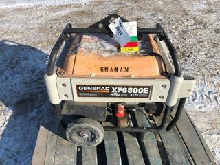 Generac XP6500E Gas Powered Generator.