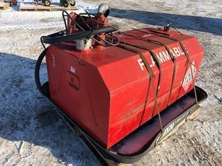 Westeel 440L Slip Tank c/w 20 GPM 12 Volt DC Pump.