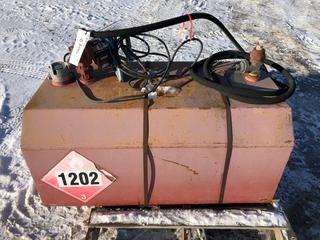 Graham 450L Slip Tank c/w 15 GPM 12 volt DC Pump.