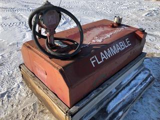 Metal Slip Tank c/w Hand Pump.