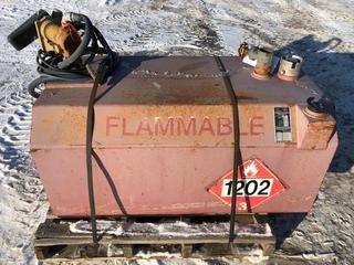 Northern Star 440L Metal Slip Tank c/w 13 SPM, 12 volt DC Pump.