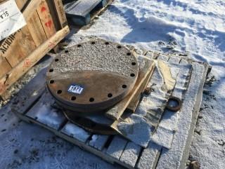 Lot of (3) 25" Flanges.