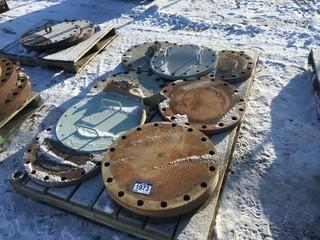 Lot of Assorted Flanges 20 1/2"-25".