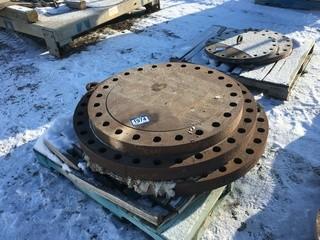 Lot of (3) Flanges 3'-43 1/2" Flanges.