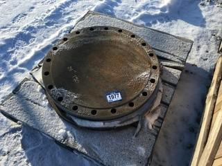 Lot of (2) 32" Flanges.
