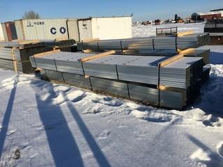 Lot of (120) Steel Studs 2"x6"x193 3/4". **Top Row Only**