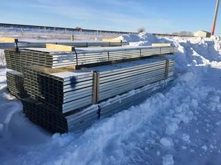Lot of (200) Steel Studs 2"x4"x12'.  **Centre Row Only**
