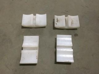 Lot of (4) Nylon Spacers