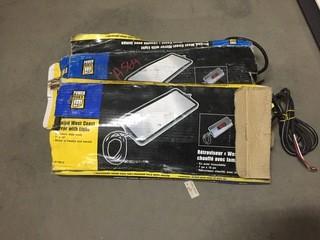 Lot of (2) Heated West Coast Mirror with Lights.