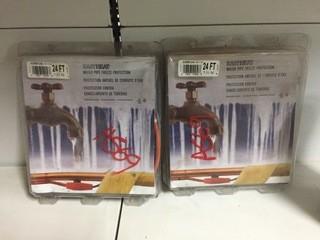 Lot of (2) Easy-Heat Water Pipe Freeze Protection.