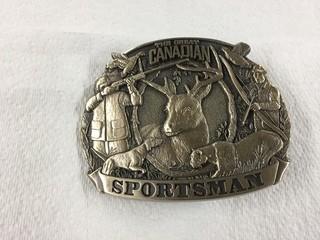 Canadian Sportsman Belt Buckle.