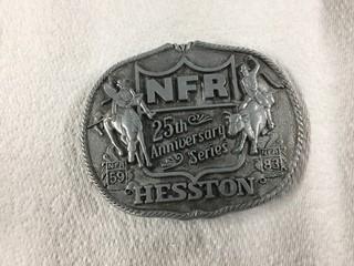 NFR 25th Anniversary Belt Buckle.