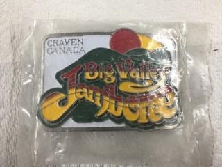 Big Valley Jamboree Belt Buckle.