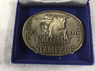 Calgary Stampede 1990 Belt Buckle.