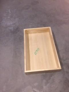 Wood Box, 560mm x 355mm x 100mm.