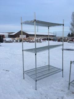 Metal Shelving 30"x53 1/2"x87".