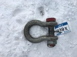 Heavy Duty Clevis 1 1/4" Straps.