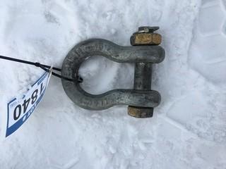 Heavy Duty Clevis 7/8" Straps.