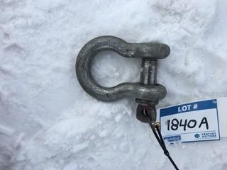 Heavy Duty Clevis 3/4" Straps.