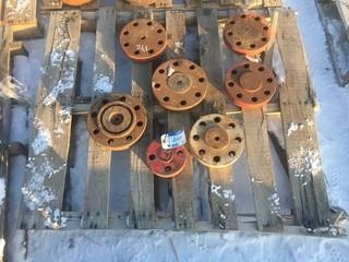 SA-A105N-C2I Flanges (6) Various Sizes 1 1/2" Thick.