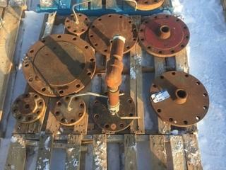 ASA/105N C2I/BF48N Flanges (3) Various Sizes 1 1/4" Thick.
