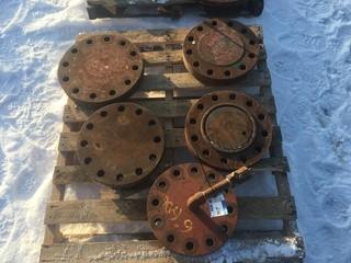 SA/105N 62300 Flanges (5) Various Sizes, 2 1/4" Thick.
