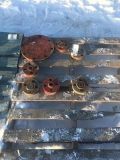 SA105N 73636 Flanges (7) Various Sizes 1 1/2" Thick.