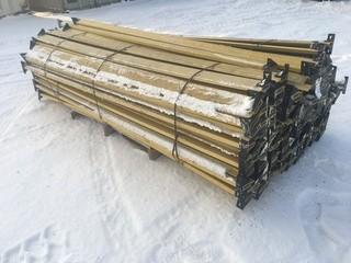 Approx. (90) 9' Fiberglass Rails.