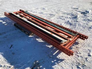 Pallet Racking (2) 13' Gables & (6) 9' Cross Braces.